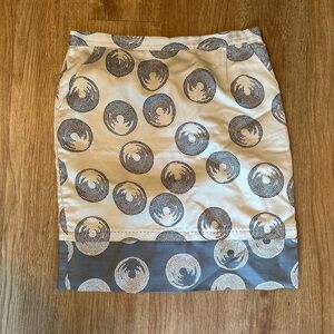 BCBG MaxAzria silk mini pencil skirt